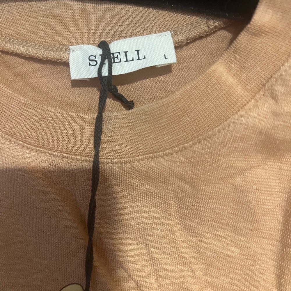 Spell Paradise Floral Tee in Tan - L - NWT - Picture 6 of 12